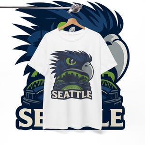 Seattle voetbalshirt, Eagle T-shirt, voetbal cadeau, T-shirt voetbalfans, Seattle Strong, Eagles Eye, T-shirt Seahawk