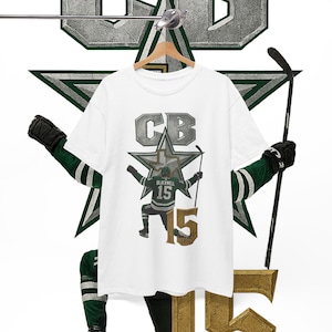 Colin Blackwell #15 Dallas Hockey Celly T-Shirt - Limited Edition Fan Tee