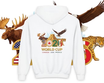 Kids Soccer Hoodie | Football Hoodie for Kids | USA Soccer Hoodie | Youth Soccer Fan Gift | Football Cup Merch