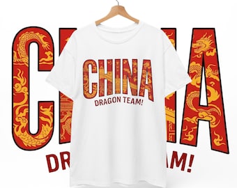 China T-shirt | China Pride Shirt | Chinese Dragon Tee | China Represent Shirt | Chinese Culture Shirt | Dragon Graphic Tee | China Gift