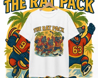 The Rat Pack Hockey T-Shirt, Florida Fan Vintage T-Shirt, Hockey T-Shirt, Florida Hockey Geschenk, Hockey Humor Top