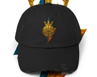 OKC Basketball Cap: Oklahoma City Hoops, Vintage Distressed Snapback