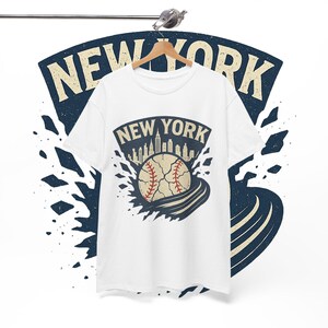New York Baseball Shirt | NYC Baseball Tee | Vintage Baseball T shirt| NYC Baseball Fan Gift