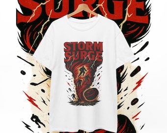 Carolina Hockey Shirt | Storm Surge Hockey T shirt | Limited Edition for Carolina Fans | Bold Red & Black Fan Tee | Ice Hockey Fan Drop
