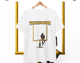 Maglietta da football americano TOUCHDOWN / Regalo da football americano / Maglietta da football americano / Regalo per i tifosi di football americano / Maglietta Touchdown