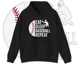 Baseball Hoodie for Players & Fans | Baseball Gift Idea | Game Day Baseball Hoodie | Baseball Athlete - Fan Hoodie