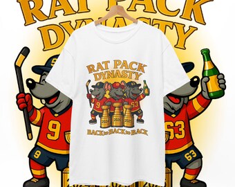 Florida Hockey Dynasty Tee | Rat Pack Champions Shirt | Funny Hockey Gift | Back to Back to Back Champs T-Shirt | Hockey Fan Gift T shirt