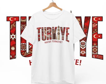 Türkiye T shirt | Turkey Pride Shirt | Türkiye Fan Turkey Supporter | Türkiye Sports Tee | Turkish Pride Apparel | Turkey Gift
