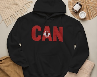 CANADA Hoodie | Canadian pride sweatshirt | Canada Sports Hoodie | Maple Leaf Hoodie