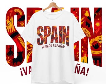 Spain T-shirt | Spain Sport Shirt | Spain Represent Shirt | Soccer Fan Shirt | Spanish Pride Tee | Spain Supporter Shirt | Spain Gift