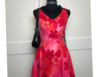 VTG Maxine Coconut Girl Swim Dress with Shorts Y2K Vacation Size 12