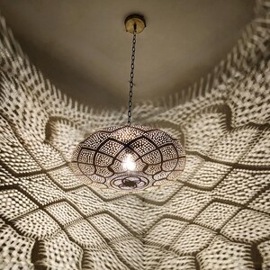 Moroccan Brass Pendant Lamp, Pendant Lamp, Brass Pendant Lamp, Light Fixtures, Pendant Lighting, Simple Moroccan Pendant Lamp