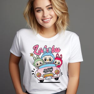 Labubu, camiseta Labubu, descarga digital de imágenes prediseñadas de monstruo lindo para maestros y niños, camiseta Labubu, personaje Labubu, ropa Labubu, Labubu png