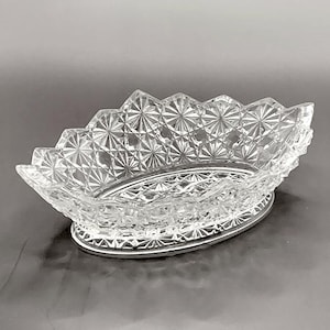 Vintage Clear Glass Candy Dish