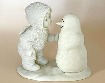 Snow Babies -Snow Baby with Snowman