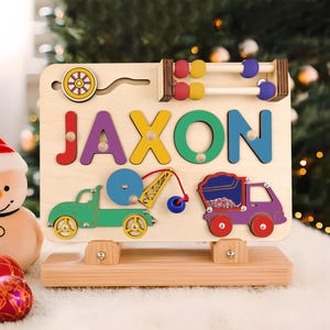 Wooden Name Puzzle, Personalized Baby Name for Toddlers, Wooden Toy , Thoughtful New Baby, 1st Christmas & Easter Gift, Baby Shower Gift