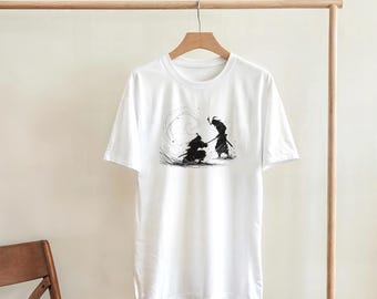 Samurai Stand-off T-shirt - Etsy
