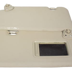 Toyota Corolla 86–88 Sun Visor Pair Beige | Left & Right Visors with Mirror | Classic Car Interior Part