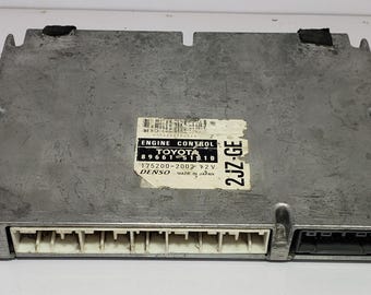Toyota engine ecu 89661-51010 175200-2002 2JZ-GE ECM PCM used