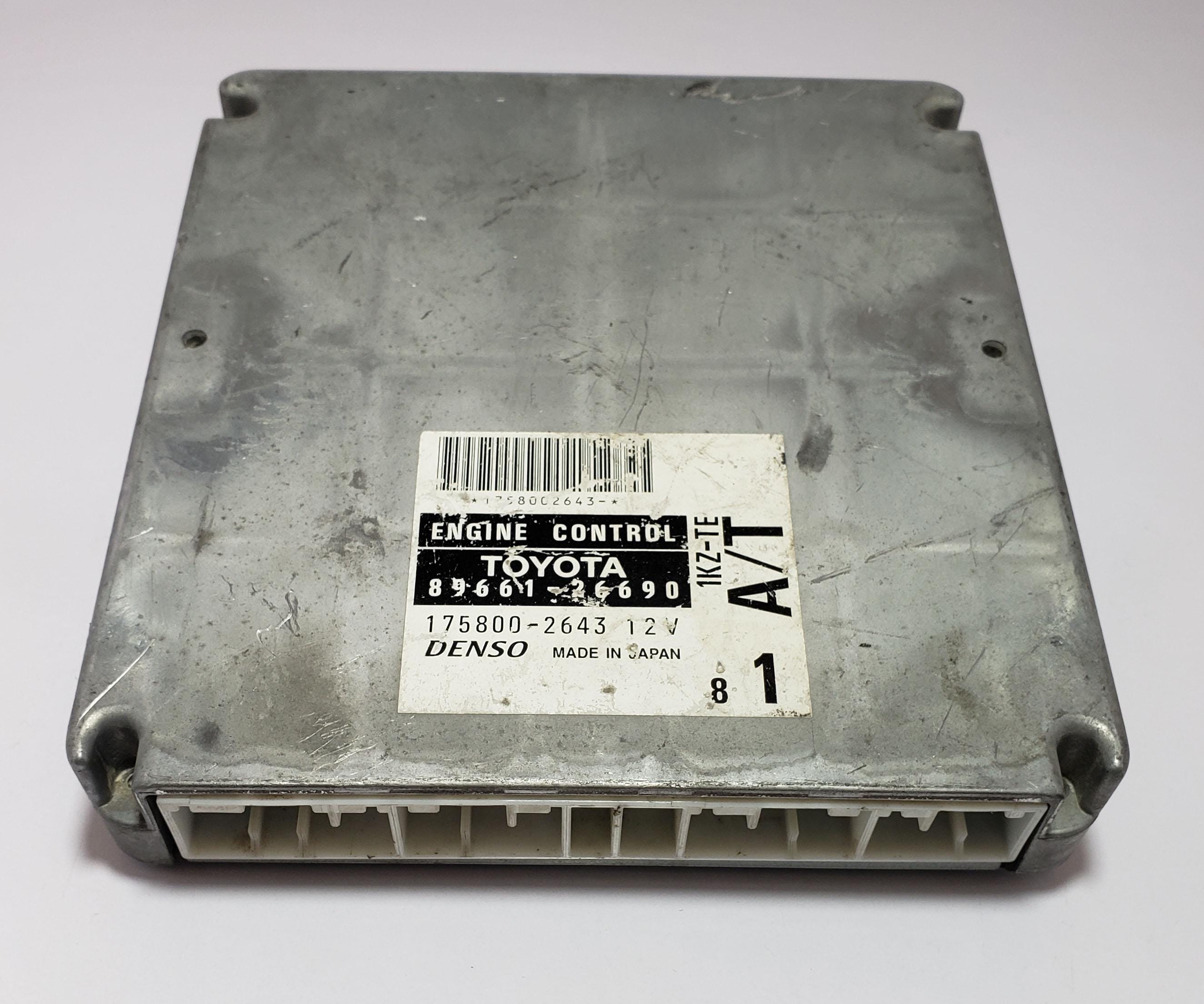 Toyota 89661-26690, 175800-26423 1KZ-TE A/T ECU ECM Engine Control