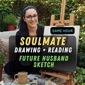 Soulmate Drawing & Tarot Reading Same Hour Or Same Day Psychic Reading Draw My Soulmate And Sketch Future Husband Portrait Love Reading, NOW