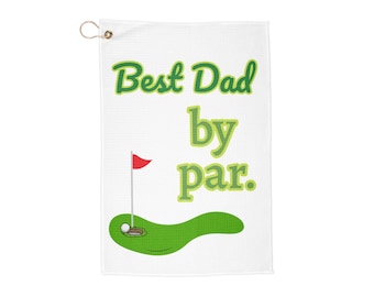 Vatertags-Golf- oder Tennistuch für Papa, der der Beste von Par ist