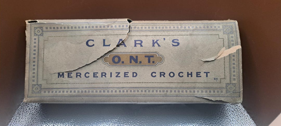 Clarks Mercerized Cotton Display Box and Size 10 Thread - Etsy