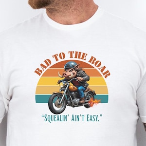 Motorcycle Shirt Squealin Aint Easy TShirt Funny Biker Shirt Biker Gift Biker TShirt Rider Shirt Motorcycle Rider Gift for him Gift for her