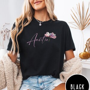 Comfort Colors Cute Auntie Shirt Aunt Gift  Aunt Shirt Aunt Life Gift for Auntie New Aunt Tee Shirt Aunt TShirt for Auntie Shirt Auntie