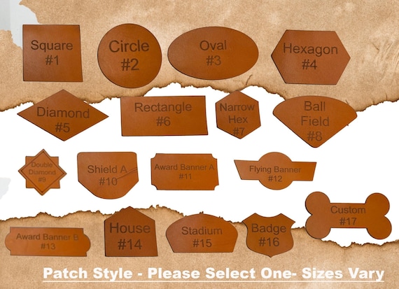 Custom Leather Patches: Personalized Logo, Text, or Artwork