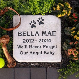 Custom 12x12x2 Engraved Tumbled PA Flagstone