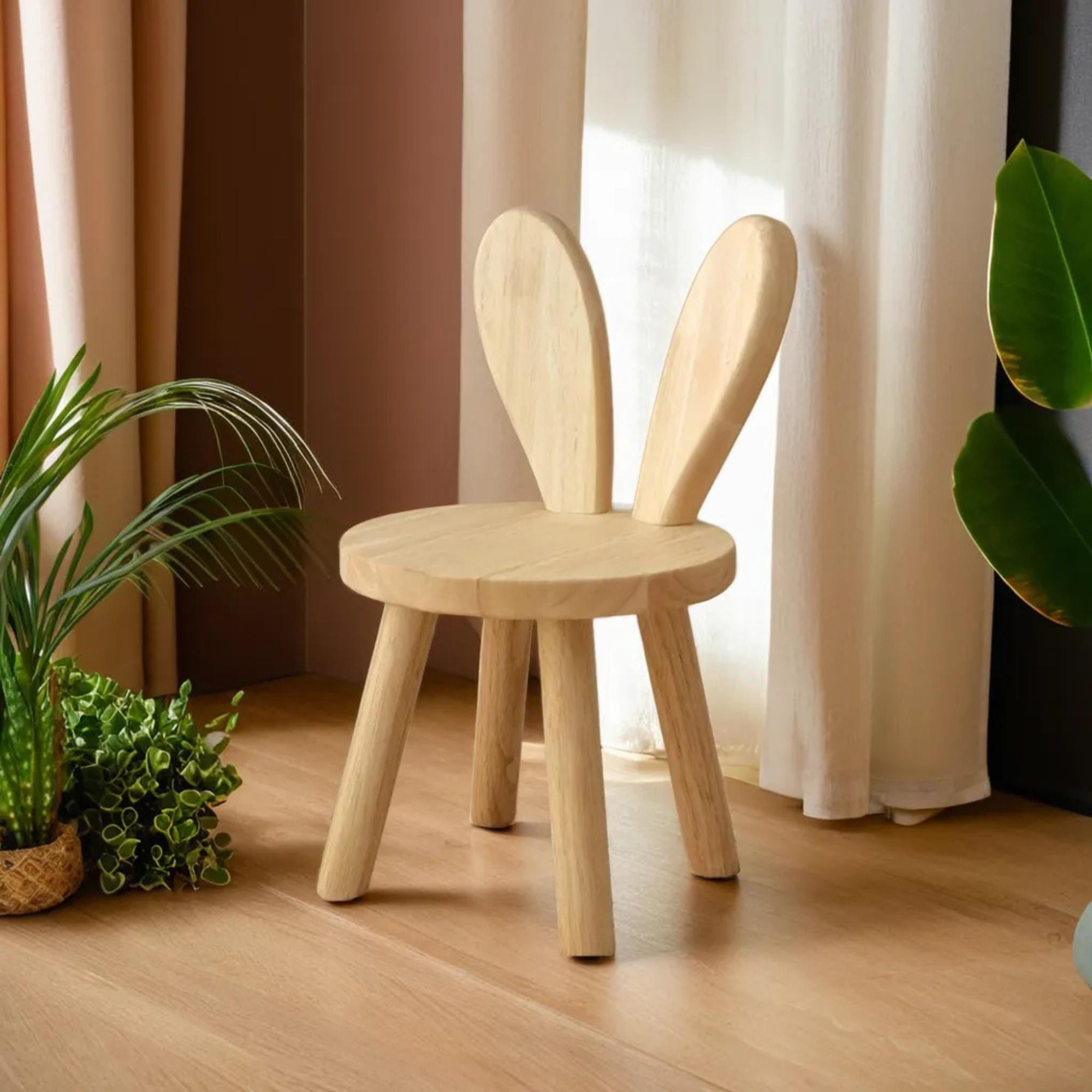 Sedie Alte Legno JIAYING Pouf, Orecchie Di Coniglio Creative