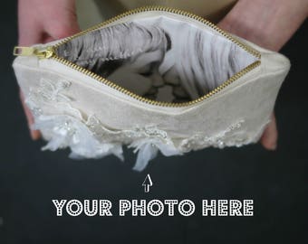 Ivory Bridal Purse | Ivory Bridal Clutch | Ivory Wedding Handbag | Ivory Bridal Handbag