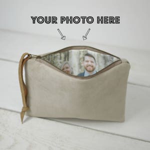 Trauzeugin Geschenk. Foto-Clutch. Foto Brautjungfer Clutch. Personalisierte Geldbörse. Hochzeitsgeschenke