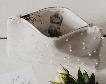 Pearl purse | Pearl clutch | Pearl photo purse