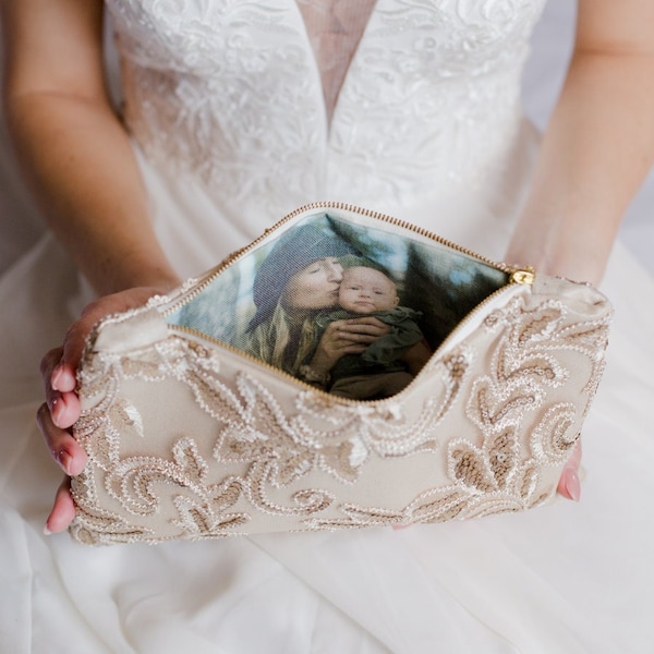 Sac à main de mariage pour mère, cadeau de mariage pour la mère de la mariée, cadeau de mariage pour la mère du marié, coffret cadeau, cadeau personnalisé