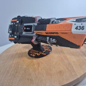 Expanse MCRN Morrigan-klass jagare - 37 cm 3D-utskriftsmodell - Marsflottan - Fan Made