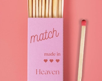Match Made in Heaven- Trendy Digital Print- College Girl- Aesthetic Digitial Print- Matches- Pink and Girly- Trendy Wall Art- Dorm College
