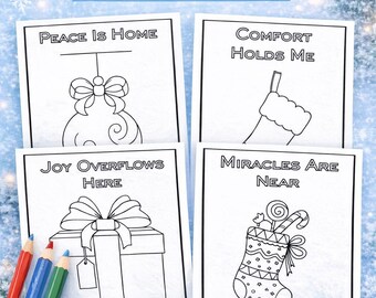 Winter Mug Coloring Book – Cozy Holiday Designs (Digital Download)