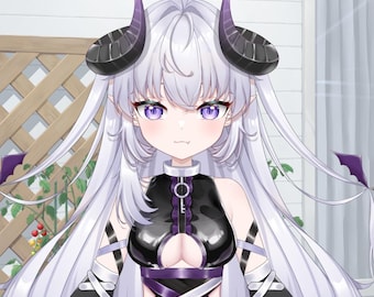 Live2D färdigbyggd Succubus, Demonflicka Vtuber-modell: Fullt riggad/ Klar att använda! / Vtube-studio