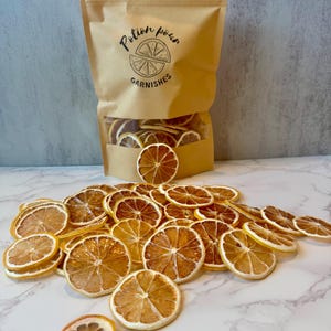 Dehydrated Lemon Slices: Cocktail Garnish, Tea Infusion - 40+ Slices