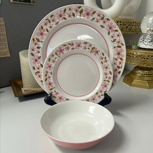 Mikasa Mediterrania Pink Petals Dinnerware Set