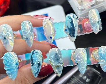 Uñas a presión personalizadas