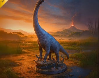 TitanGraze STL Miniature — Presupported Resin 3D Print (32 & 75 mm) Boss Monster for DnD