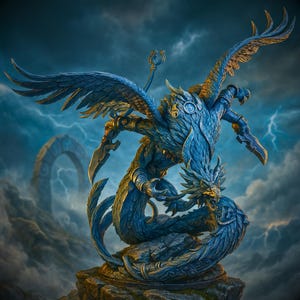 Zephraqul STL Miniature — Presupported Resin 3D Print (32 & 75 mm) Boss Monster for DnD
