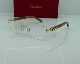 カルティエ ヴィンテージ眼鏡 メイフェア 22金メッキ ポリッシュ仕上げ 