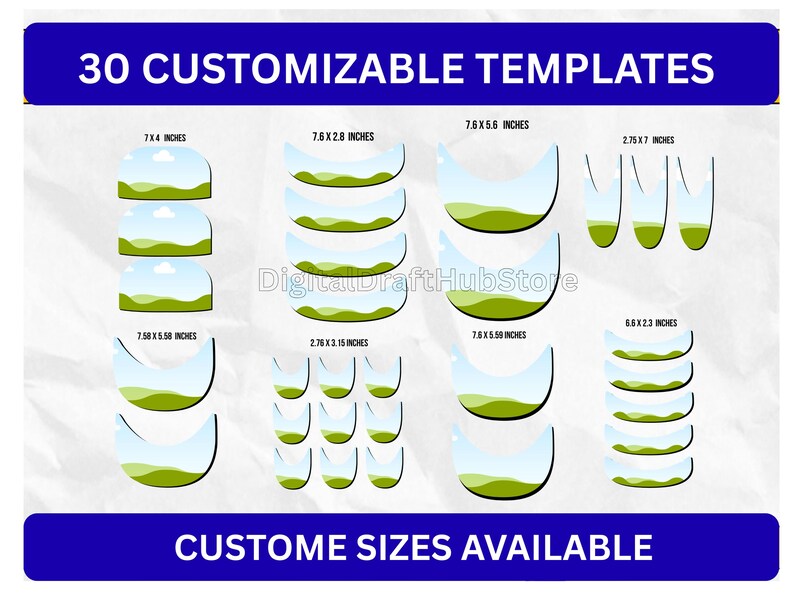 Hat Brim Template Bundle Trucker Hat Templates Canva Editable Drag