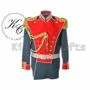 1907 Russian Imperial Army General Uniform – Life Guards Semenovsky Regiment WWI Officer’s Coat – Historical Reenactment