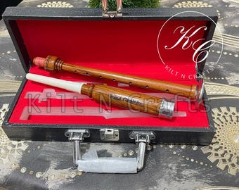 Personalized Practice Chanter: Custom Engraved Scottish Bagpipe Trainer
