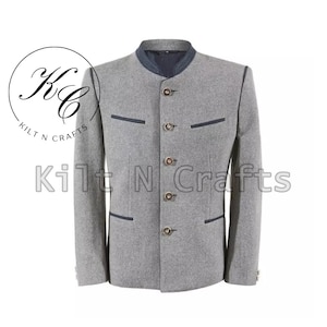 Vintage Tyrol Loden Jacket | Traditional Austrian Wool Trachten Blazer | Bavarian Oktoberfest Jacket